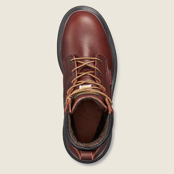 Safety Støvler Herre - Red Wing Supersole® 2.0 - 6-Inch Waterproof Csa Toe - Bordeaux - QJCWRO-109